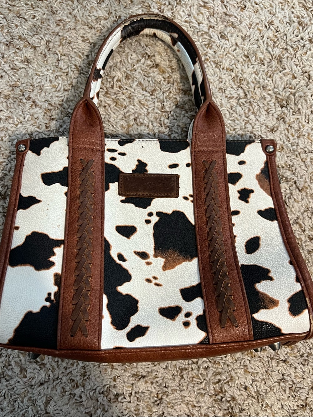 Wrangler Cow Print Concealed Carry Cow print Tote